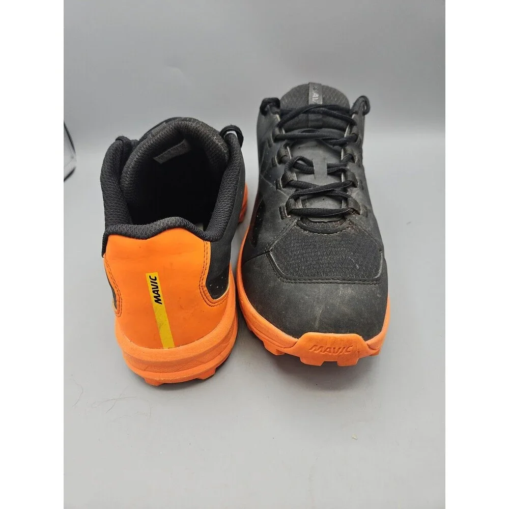 Mavic XA MTB Shoes, Black Orange Contagrip Sz 10 Eur 44 Men's